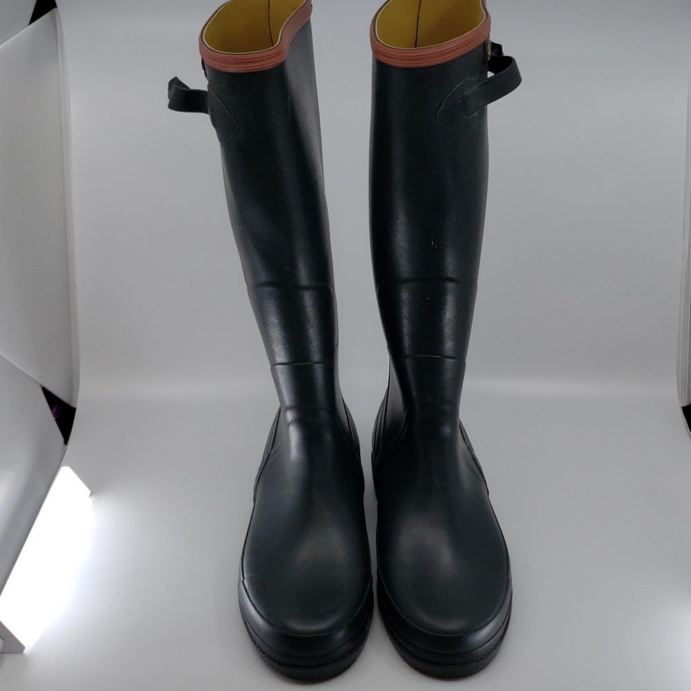Aigle Dark Green Rain Boots